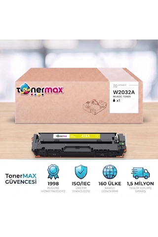 Hp Color Laserjet Pro Mfp M479fnw W2032a Sarı Uyumlu Toner Çipli