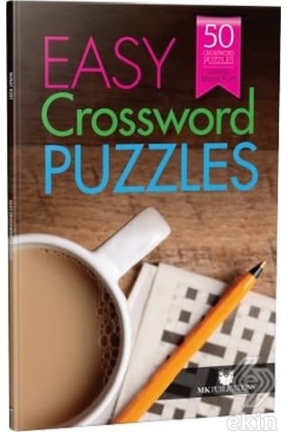 Easy Crossword Puzzles - İngilizce Kare Bulmacalar (Başlangıç Seviye)- MK Publications