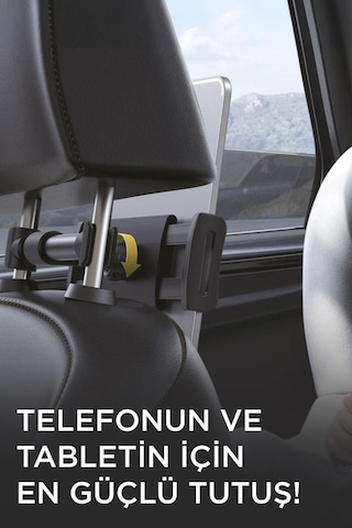 Torima JX-050 Ayarlanabilir Arka Koltuk Telefon Tablet Tutucu Siyah