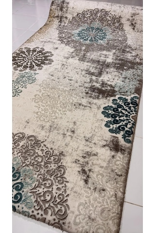 Merinos Akrilik Halı 100x250 Yolluk Halı Renkli