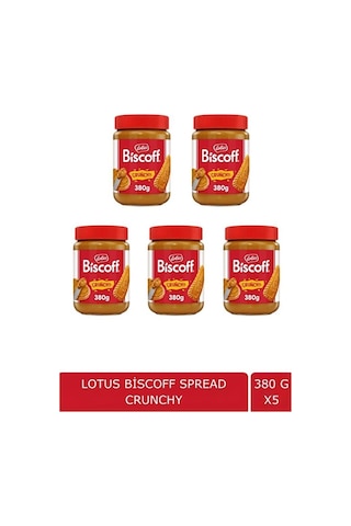 Biscoff Spread Crunchy 380 G X 5