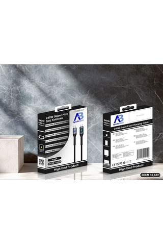 Apollobell Cch09-007 240w Süper Hızlı Şarj Kablosu