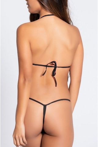 Liona Kadın Siyah Fantezi Sütyen String Takımı