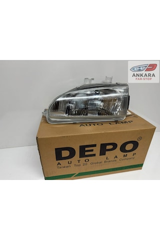 Honda Civic Eg Kasa Hatchback 1992 - 1995 Ön Far Lambası Sol Hatchback Eg Kasa Hatchback-sol Depo Marka