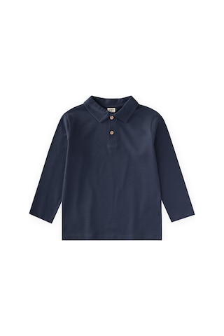 Cigit Polo Yaka Uzun Kollu T-shirt 5-12 Yaş Lacivert