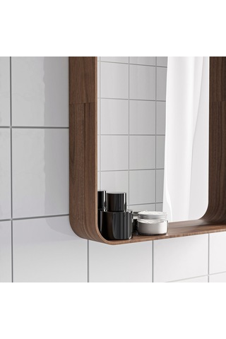 Ikea Dvärgsyren Duvar Aynası 28x37 Cm Kahverengi