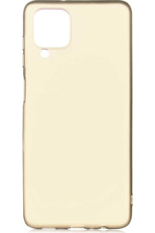 Samsung Uyumlu Galaxy A12 Kılıf Zore Premier Silikon Kapak Gold
