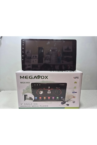 Megavox İnce Kasa Android Double Teyp 9" Qled 2 Ram 32 Hafıza Aşağı Yukarı Ayarlanan Tofaş Android