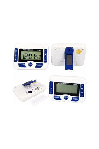 Manyetik Dijital Saat Kiti 4 Grup Kanal Alarm Zamanlayıcı