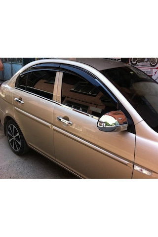 Hyundai Accent Era Abs Krom Ayna Kapağı 2005-2011 Arası 2'li