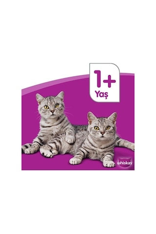 Whiskas Sığırlı Pure Delight Yetişkin Kedi Yaş Maması 28 x 85 G