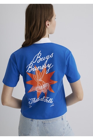 Mavi - Bugs Bunny Baskılı Lacivert Tişört 1613355-81330 Lacivert