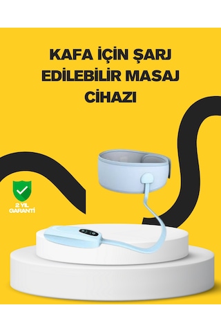 Gld-spt- Baş Ve Şakak Masaj Aleti Isı Destekli Derin Rahatlama Çok Renkli