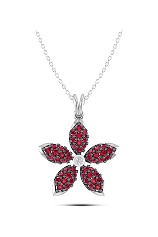 Pırlantalı Flower Kolye N11.81