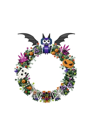 LEGO® Cadılar Bayramı Çelengi 40825 – 12 Yaş ve Üzeri Çocuklar için Renkli ve Dekoratif Ev Modeli Oyuncak Yapım Seti (328 Parça)