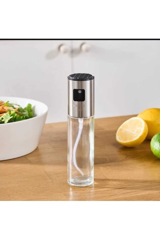 100 Ml Cam Püskürtmeli Yağdanlık Yağ, Sirke, Sos Spreyi Çok Renkli
