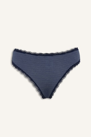 Defacto Dantel Detaylı Desenli 2li Slip Külot I3999ax26aunv241 Lacivert-nv241