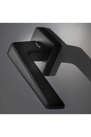 Doğanlar Penta Antrasit Rozetli Kapı Kolu Takım-yale Kol Pk001dgn0132 Renkli