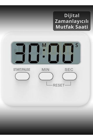 Jet's Home Dijital Mutfak Saati Kronometre Zamanlayıcı Mutfak Zamanlayıcı