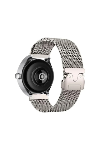Xiaomi Mi Watch Color Uyumlu Krd-100 22mm Titanyum Hasır Kordon - Titanyum