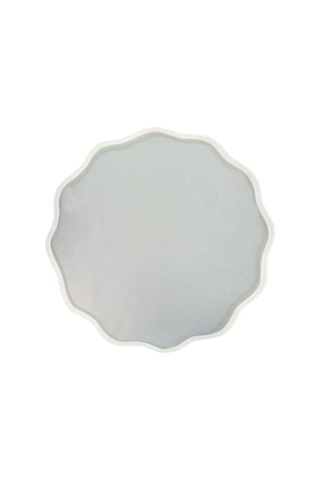 Epoksi Silikon Kalıp Yerli Dalgalı Nişan Ve Söz Tepsi Kalıbı 29 Cm