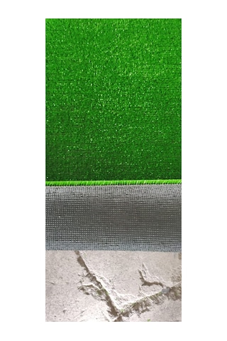 Grassy Yapay Çim Halı 7 Mm Kesme Suni Çim Teras Balkon Bahçe Kaymaz Tabanlı 200 X 300 Cm Yeşil 200 x 600 CM
