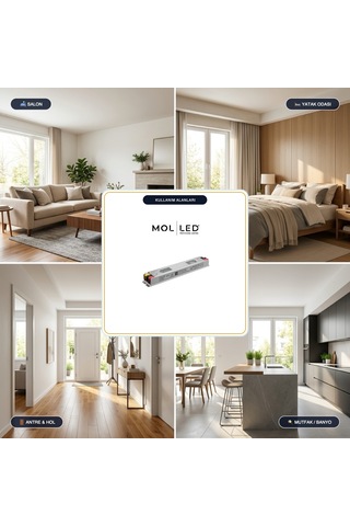 Molled Full Power Serisi 85w 12v Slim Led Driver - Mol2625
