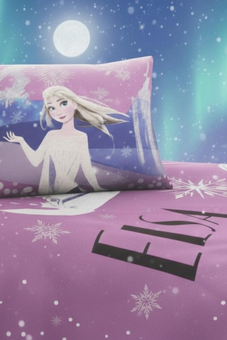 Özdilek Frozen Snow Disney Lisanslı Lastikli Fitted Çarşaf Çocuk Nevresim Takımı Tek Kişilik - Krem Krem