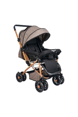 Jeromekids Çift Yönlü Ergonomik Bebek Arabası Gold Jeromekids Çift Yönlü Ergonomik Bebek Arabası Gold