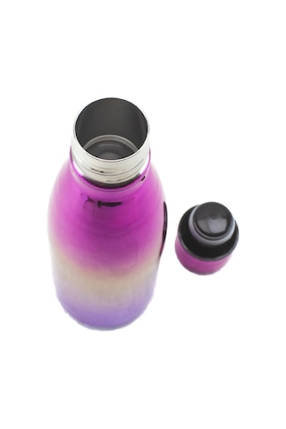 Çelik Termos 350 Ml 304 Kalite Paslanmaz Mor 6 Saat Isı Yalıtım