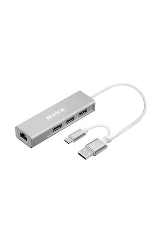 S Link Swapp Sw U332 Type C Usb3.0 1000Mbps 3 Port Usb Gigabit Et