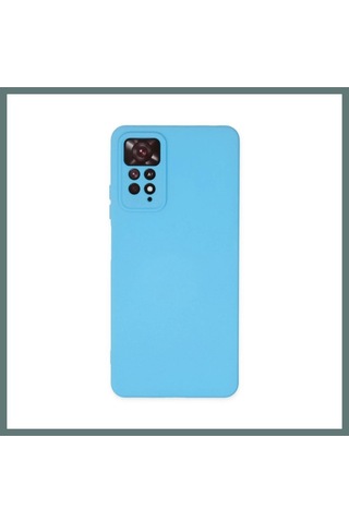 Ventra Redmi Note 11 Pro Kılıf Nano İçi Kadife Silikon - Mavi Ventra