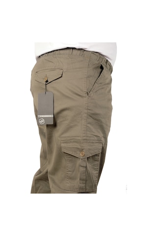 Mode Xl Büyük Beden Erkek Keten Kargo Jogger Valencia 21911 Bej 001