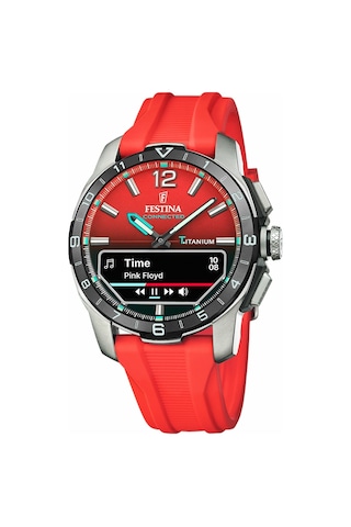 Festına F23000/6 Connected D Red Erkek Kol Saati Fes.f23000/6 Metalik Gri