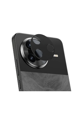 Forzacase Xiaomi Poco F7 Pro İle Uyumlu Kamera Lens Koruma Halkası Siyah - Fc377 Siyah
