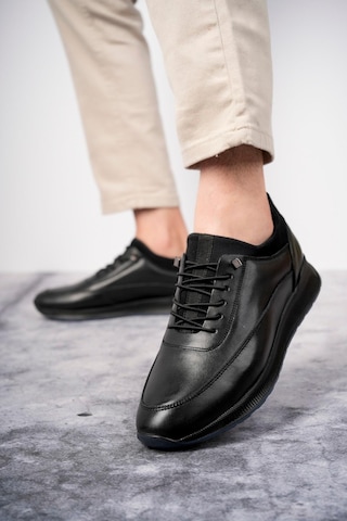 Muggo Fire Garantili Erkek Günlük Klasik Hakiki Deri Casual Rahat Ortopedik Ayakkabı 001