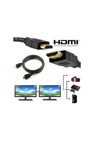 Wozlo 4K Altın Uçlu HDMI Kablo 1.8 M