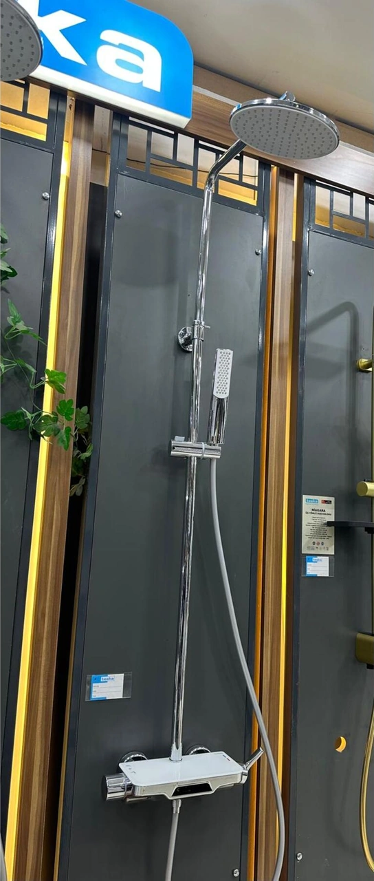 Boheme Teska Perla Krom Duş Seti Krom