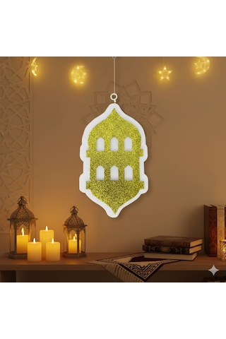 Dodomar 14,5 X 25 Cm Strafor Ramazan Feneri - Ramazan Duvar Ve Dekor Süsü Diğer