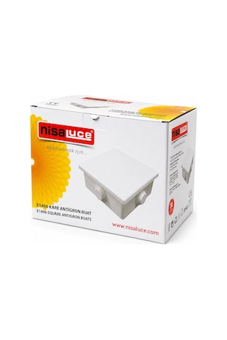 Nisaluce E1406 Kare Buat - Ip40 Antigron- 30'li Paket Diğer