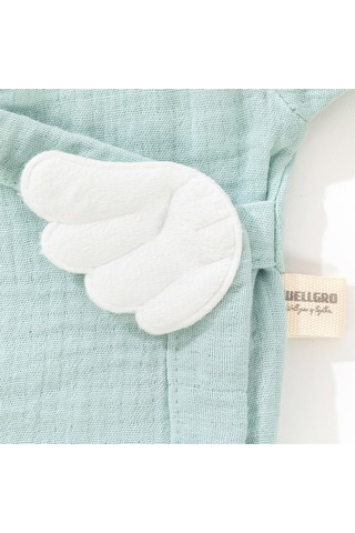 Wellgro Angel Wings Hastane Çıkışı Müslin 5'li Yeni Doğan Seti-Mint