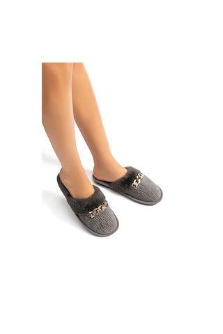 Twigy Nora Kadın Ev Terliği Gri 36/41 AA0028 Gri