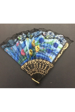 Baskılı Yelpaze - Plastik. Pvc Saplı Yelpazeler