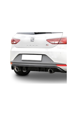 Seat Leon Mk3 (2013-2016) Fr Arka Tampon Eki - Difüzör (Plastik)