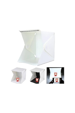 DP 40 x 40 CM Katlanabilir Ledli Ürün Çekim Çadırı