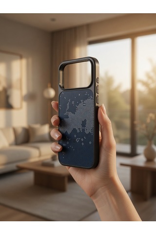İphone 17/18 Promax Ortak Uyumlu Karbon Fiber Desenli Darbeye Dayanıklı Kılıf Çok Renkli3