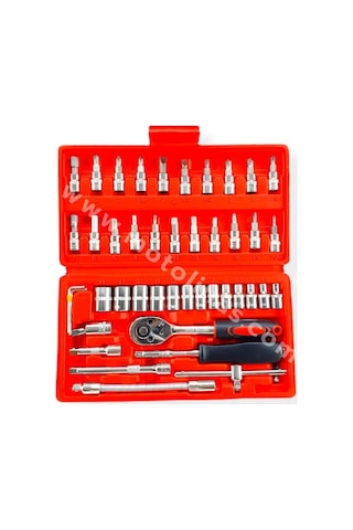 46 Parça Lokma Takımı Mini 1/4 Lokma Crv Üretim Profesonel