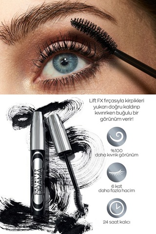 Unlimited Drama Instant Lift Maskara Blackest Black 10 Ml. İkili Set Diğer
