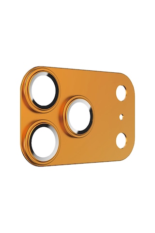 Apple Uyumlu iPhone 17 Pro Max Benks Glass Warrior Anti Reflective Metal Kamera Lens Koruyucu Turuncu