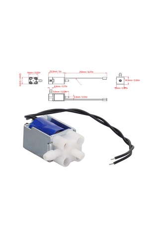 Dc3.7v Mikro Hava Vana Yongtao